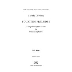 Claude Debussy: Fourteen Preludes (Score)