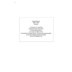 Claude Debussy: Fourteen Preludes (Score)