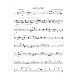 Niels Viggo Bentzon: Micro-Trio (Score &amp; parts)
