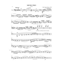 Niels Viggo Bentzon: Micro-Trio (Score &amp; parts)