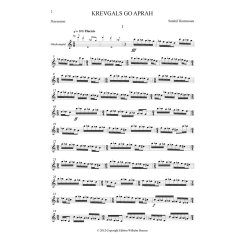 Sunleif Rasmussen: Krevgals Go Aprah (Score and parts)