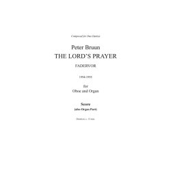 Peter Bruun: The Lord's Prayer (Player's score)