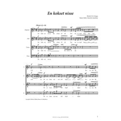 Bo Gunge: En Kokset Nisse (SATB)