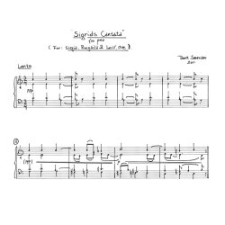 Bent Srensen: Sigrid's Canata (For piano)
