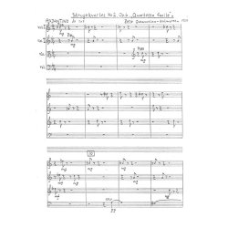 Pelle Gudmundsen-Holmgreen: String Quartet No.1 "Quartetto Facile" (Score)