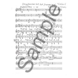 Pelle Gudmundsen-Holmgreen: String Quartet No.2 'Quartetto Facile' (Parts)