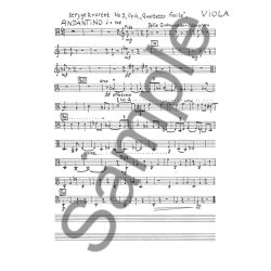 Pelle Gudmundsen-Holmgreen: String Quartet No.2 'Quartetto Facile' (Parts)