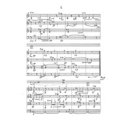 Pelle Gudmundsen-Holmgreen: String Quartet No.3 "Five Small Studies" (Score)