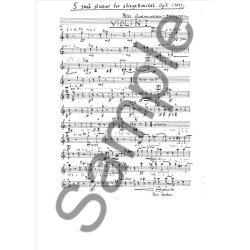 Pelle Gudmundsen - Holmgreen: String Quartet No.6 "5 Small Studies" (Parts)