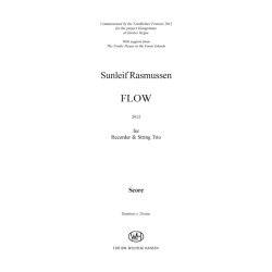 Sunleif Rasmussen: Flow (Score)