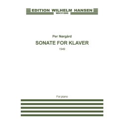 Per Nrgrd: Sonate For Klaver 1949 (piano)