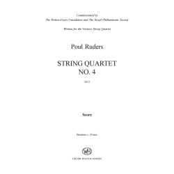 Poul Ruders: String Quartet No.4 (score)