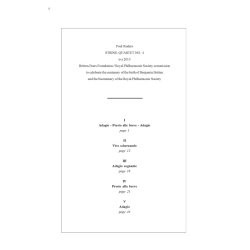 Poul Ruders: String Quartet No.4 (score)