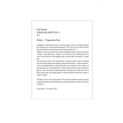 Poul Ruders: String Quartet No.4 (score)