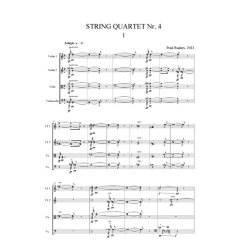 Poul Ruders: String Quartet No.4 (score)