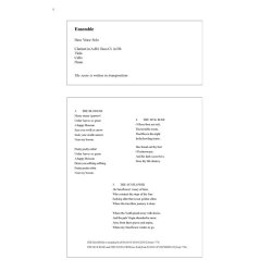 Peter Bruun: Flowers Of Innocence and Experience (score)