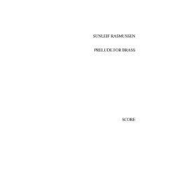 Sunleif Rasmussen: Prelude For Brass (Score)