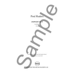POUL RUDERS SYMPHONY NO.5 SC