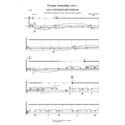 Juliana Hodkinson: Prompt, Immediate, Now / Very Restrained And Cautious (Parts)