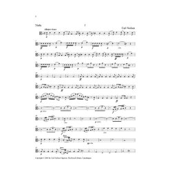 Carl Nielsen: String Quartet D-Minor (Parts)