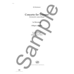 Ib Glindemann: Concerto For Trumpet - Version For Concert Band (Score)