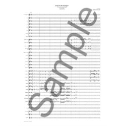 Ib Glindemann: Concerto For Trumpet - Version For Concert Band (Score)