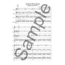 Pelle Gudmundsen-Holmgreen: String Quartet No. 12 'Each In Each' (Score)