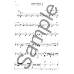 Pelle Gudmundsen-Holmgreen: String Quartet No. 12 "Each In Each" (Score)