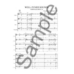 Pelle Gudmundsen-Holmgreen: String Quartet No. 14 'Well-Tuned Sounds' (Score)