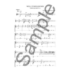 Pelle Gudmundsen-Holmgreen: String Quartet No. 14 'Well-Tuned Sounds' (Parts)
