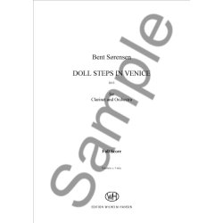 Bent S&oslash;rensen: Doll Steps In Venice (Full Score)