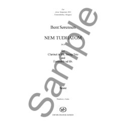 Bent S&oslash;rensen: Nem Tudhatom