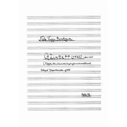 Niels Viggo Bentzon: Quintett Op.12 (Score)
