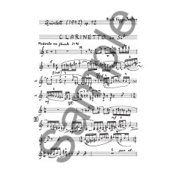 Niels Viggo Bentzon: Quintett Op.12 (Parts)