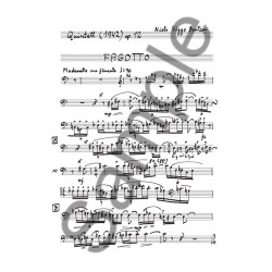 Niels Viggo Bentzon: Quintett Op.12 (Parts)