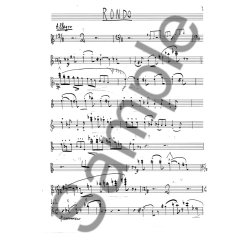 Niels Viggo Bentzon: Fantasi Og Rondo  Ffljte Og Kalver