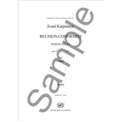 Jouni Kaipainen: Reunion Confirmed - Passacaglia Op. 71 (Organ Solo)