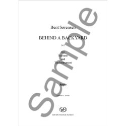 Bent S&oslash;rensen: Behind A Backyard