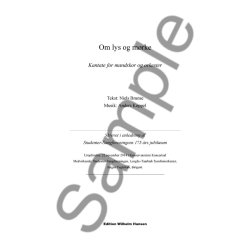 Koppel: Om Lys Og M&oslash;rke (Score)