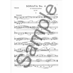 Sonata No. 4 For Cello And Piano: Op.289