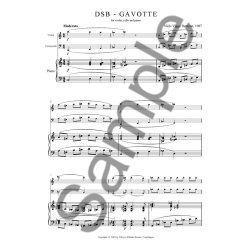 Niels Viggo Bentzon: DSB-Gavotte For Piano Trio Op. 514