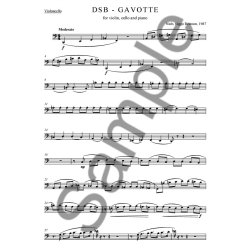 Niels Viggo Bentzon: DSB-Gavotte For Piano Trio Op. 514