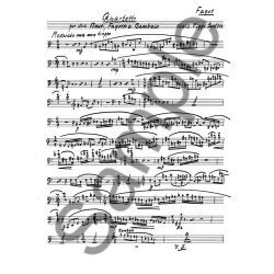 Niels Viggo Bentzon: Quartetto Per Due Flauti Fagotto E Cembalo Op. 380