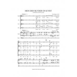 Poul Ruders: Men Der Skyder En Kvist