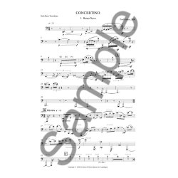 Poul Ruders: Concertino (Part) Bass Trombone Solo