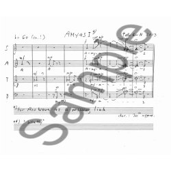 Pelle Gudmundsen-Holmgreen: Amyas (Choral Score)