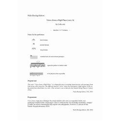 Niels Rosing-Schow: Views From A High Place (Version B)