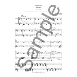 S&oslash;ren Nils Eichberg: Toccata For 2 Violins (Score And Parts)