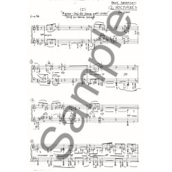 S&atilde;rensen 12 Nocturnes For Piano Pf