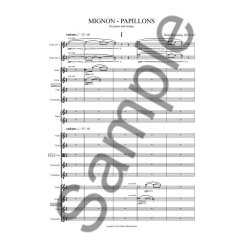 Bent S&oslash;rensen: Mignon - Papillons For Piano And Strings (Score)